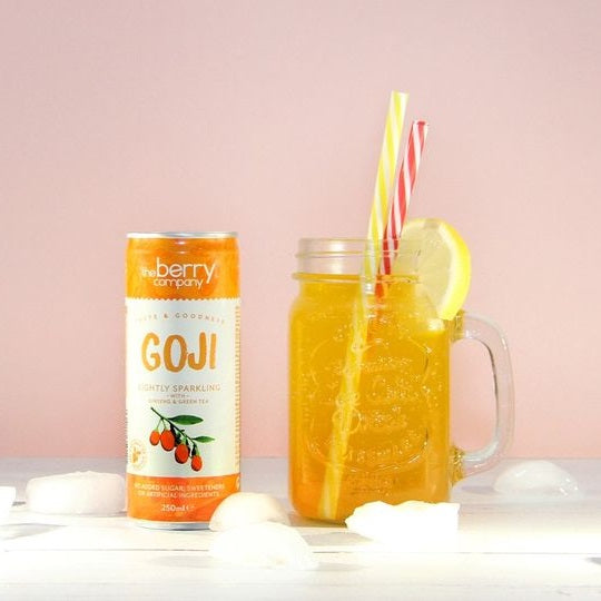 The Berry Co. - Goji, Passionfruit, White Grape, Ginseng & Green Tea Sparkling Drink 250ml