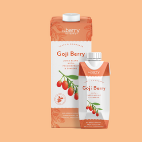 The Berry Company - Goji Berry, Passionfruit, White Grape & Ginseng Juice Blend 1L