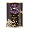 Biona Organic Green Lentils in water 400g