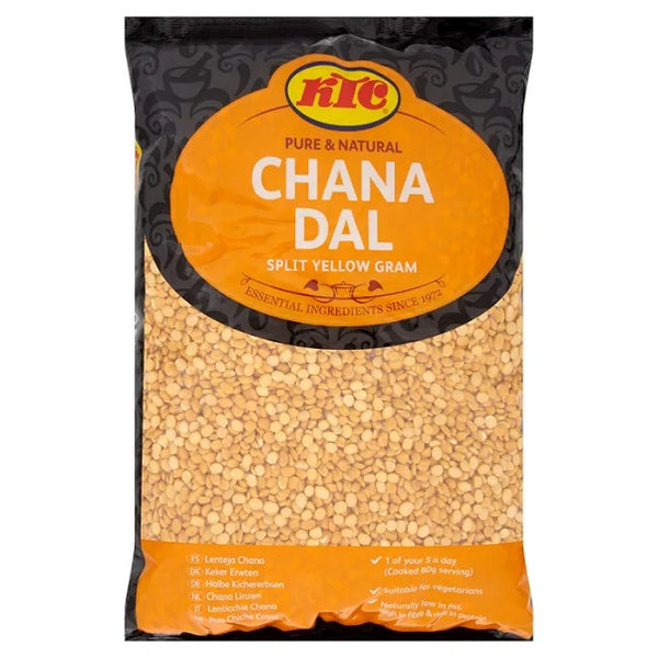 KTC Pure & Natural Polished Chana Dal (Split Yellow Gram) 5kg