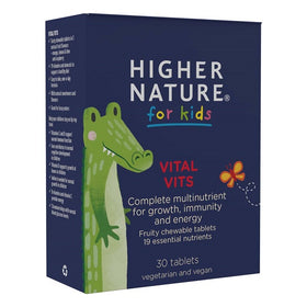 Higher Nature Vital Vits Kids Chewable Fruity Multivitamins (30pk)