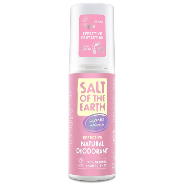 Salt Of The Earth - Lavender & Vanilla Natural Deodorant Spray 100ml