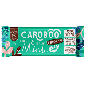 Caroboo Smooth & Creamy Mint Choco Bar 35g (3pk)