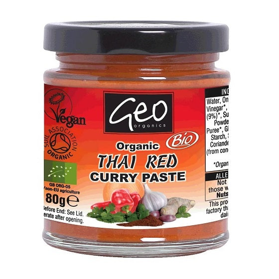 Geo Organics Organic Thai Red Curry Paste 180g