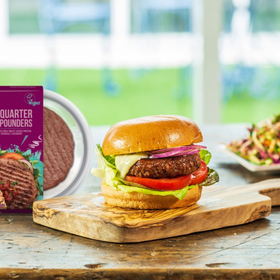 Naked Glory Meat-Free Vegan Burgers (Jumbo Pack) 1.9kg