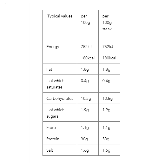 SGAiA Smoky Flavour Vegan Steak 1kg