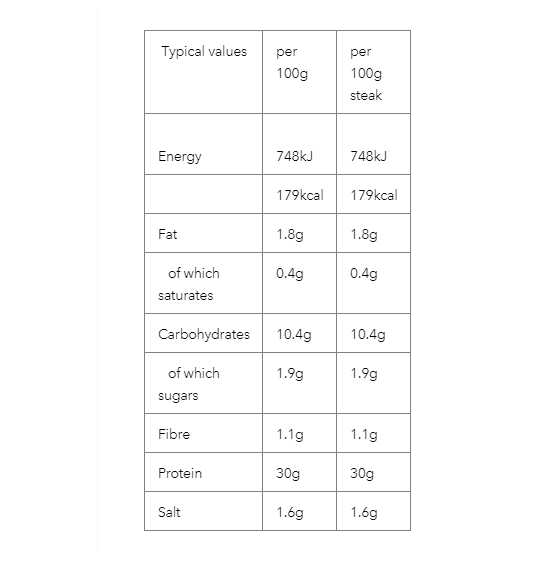 SGAiA Original Flavour Vegan Steak 200g