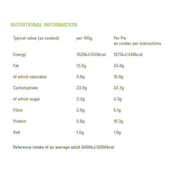 Linda McCartney's Meat-Free Country Pies 380g (6pk)