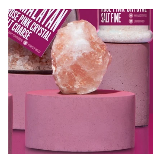 Profusion Himalayan Rose Pink Crystal Salt Rocks 1kg