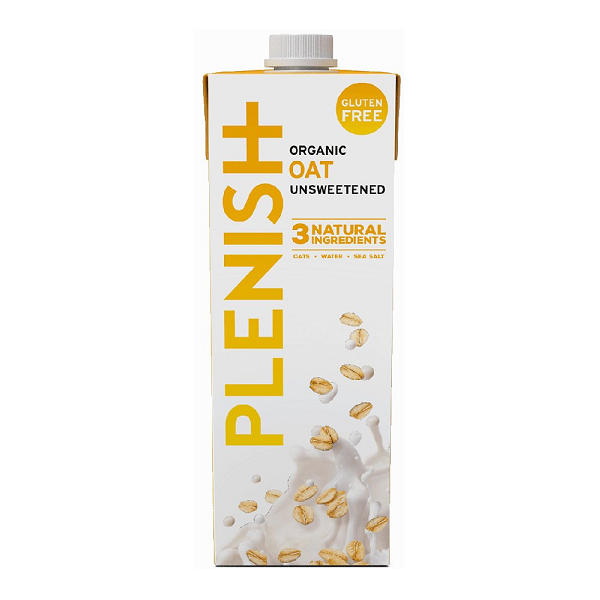 Plenish Unsweetened Oat Fortified Chilled M*Lk 1Ltr (2pk)
