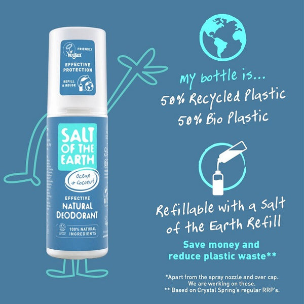 Salt Of The Earth - Ocean And Coconut Natural Deodorant Spray 100ml