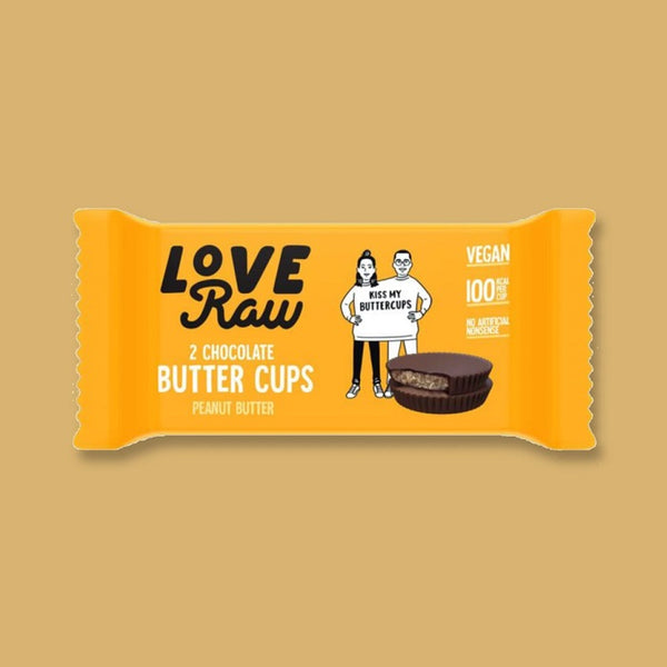 LoveRaw Chocolate Butter Cups - Peanut Butter (6pk)