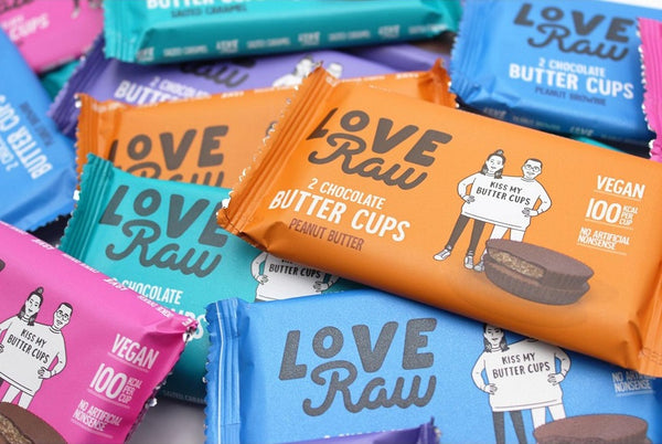 LoveRaw Chocolate Butter Cups - Peanut Butter (6pk)