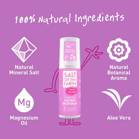 Salt Of The Earth - Peony Blossom Natural Deodorant Spray 100ml