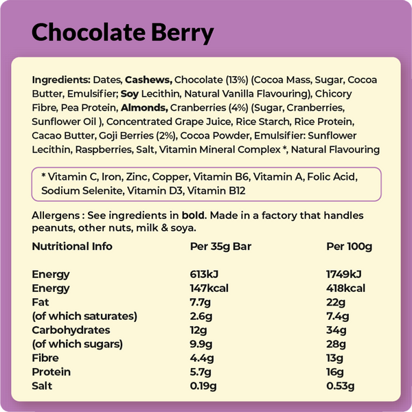 Vive Better Brownies - Chocolate Berry