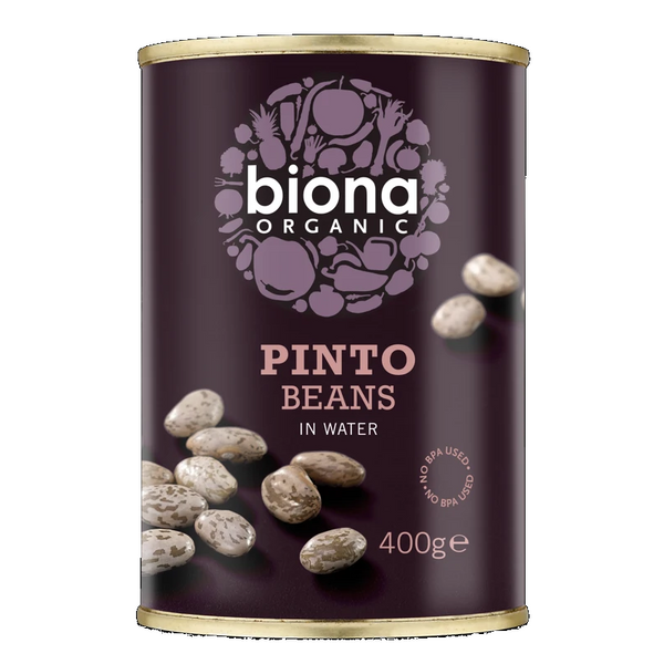 Biona Organic Pinto Beans in water 400g