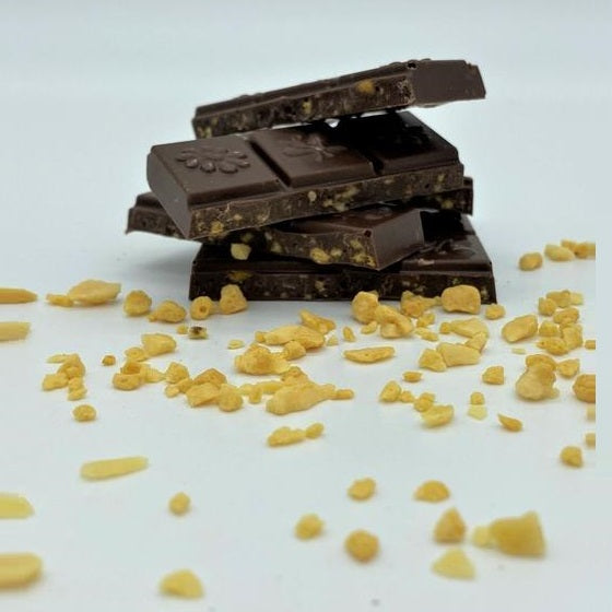 Moo Free Premium Dairy-Free Cinder Toffee Chocolate Bar 80g