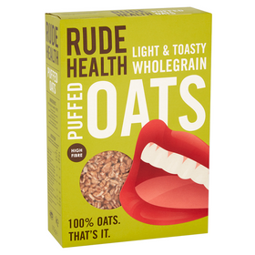 Rude Health Light & Toasty Wholegrain Puffed Oats Cereal 175g