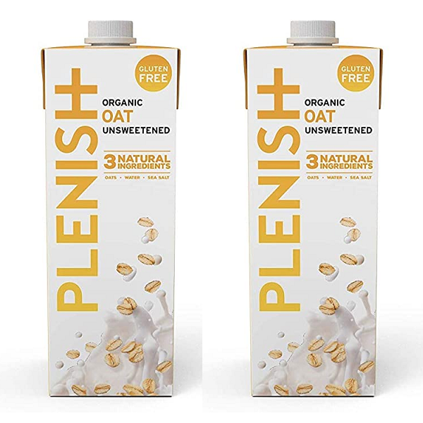 Plenish Long Life Gluten-Free Unsweetened Oat M*Lk 1Ltr (8pk)