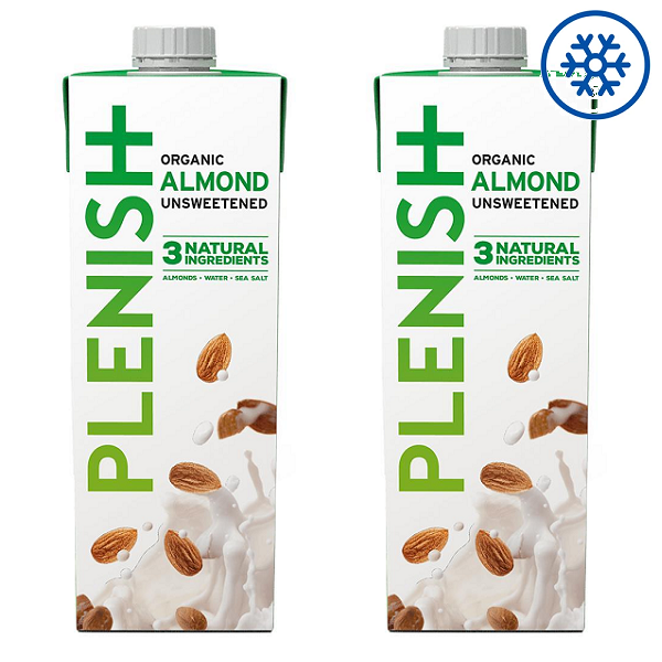 Plenish Unsweetened Organic Almond Chilled M*Lk 1Ltr (8pk)