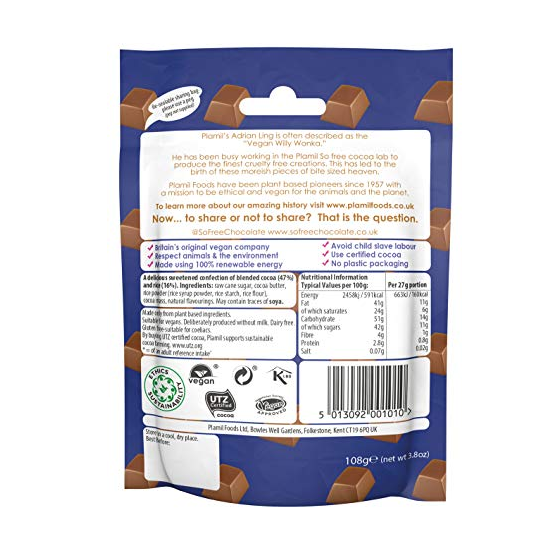 So Free Smooth Orange Cocoa Bites 108g