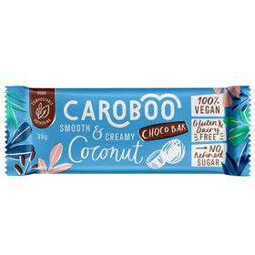 Caroboo Smooth & Creamy Coconut Choco Bar 35g (20pk)
