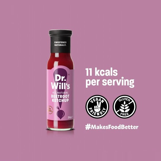 Dr. Will's All Natural Beetroot Ketchup 250g