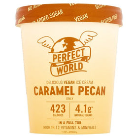 Perfect World Caramel Pecan Vegan Ice Cream 500ml