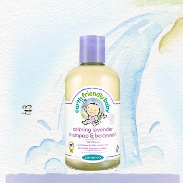Earth Friendly Baby Calming Lavender Shampoo & Body Wash 250ml