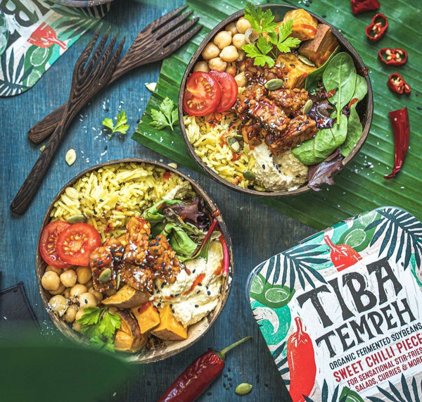 Tiba Tempeh Organic Sweet Chilli Tempeh Pieces 200g