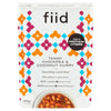 Fiid Ready Meal - Tangy Coconut & Chickpea Curry Pouch 275g