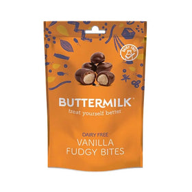 Buttermilk Dairy Free Vanilla Fudgy Bites 100g