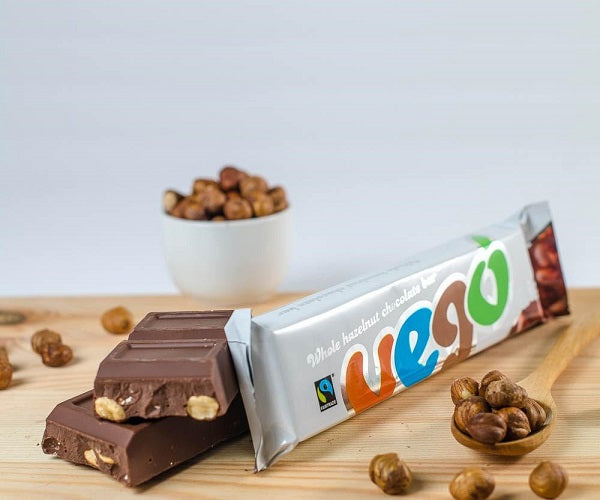 Vego Mini Whole Hazelnut Chocolate Bar 65g