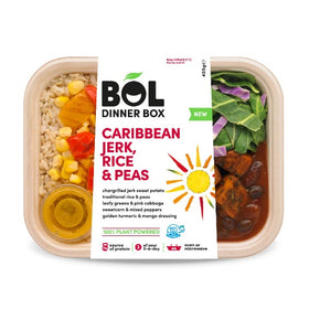 BOL Caribbean Jerk, Rice & Peas Dinner Box 405g