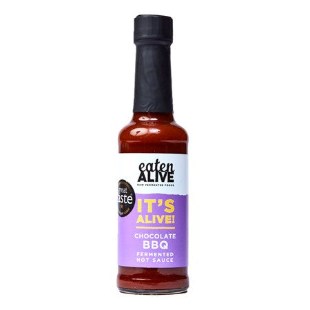 Eaten Alive Chocolate BBQ (Cacao & Lime) Fermented Hot Sauce 150ml