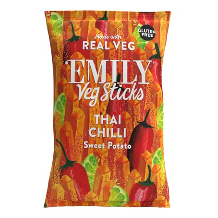 Emily Veg Sticks - Thai Chilli Sweet Potato - Sharing Bag