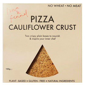 Luna & Fennel Cauliflower Crust Plain Pizza Bases (2pk)