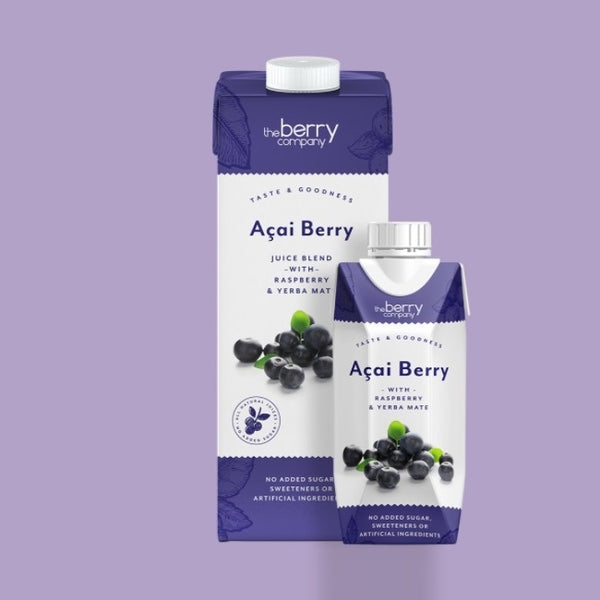The Berry Company - Acai Berry, Raspberry & Yerba Mate Juice Blend 1L