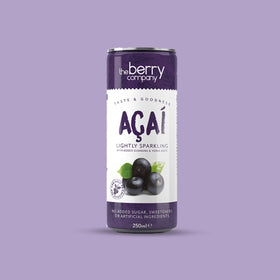 The Berry Company - Acai Berry, Raspberry & Yerba Mate Lightly Sparkling Drink 250ml