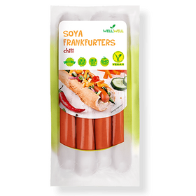 Well Well Chilli Soya Frankfurters 200g